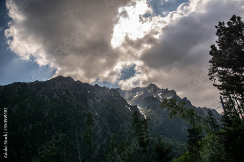 Wallpaper Mural The High Tatras Mountains (Vysoke Tatry, Tatry Wysokie, Magas-Tatra), are a mountain range along the border of Slovakia in the Presov Region, and southern Poland
 Torontodigital.ca