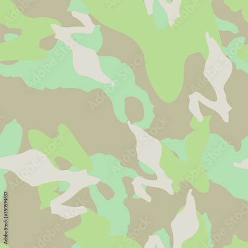 UFO camouflage of various shades of green and grey colors