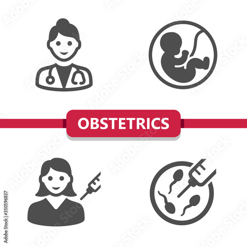Obstetrics And Gynecology Icons