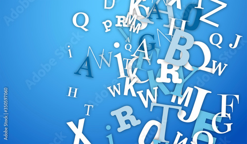 sfondo, lettere, caotiche, disordinate, scrivere