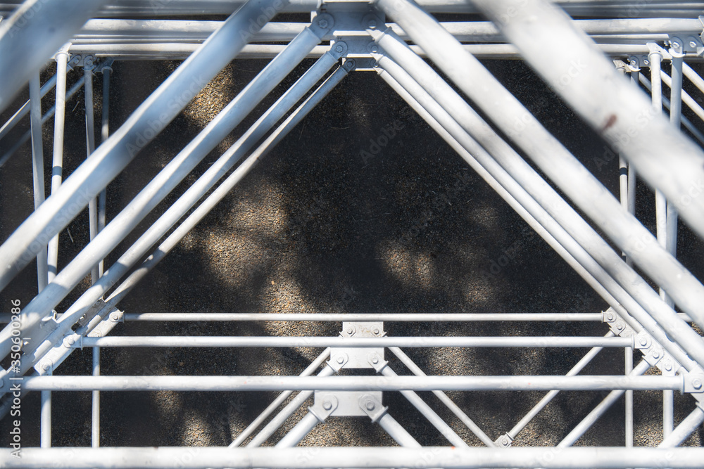 Architecture detail Modern Metal Structure Pattern Construction. Czech Republic Architecture detail Modern Metal Structure Pattern Construction. Czech Republic