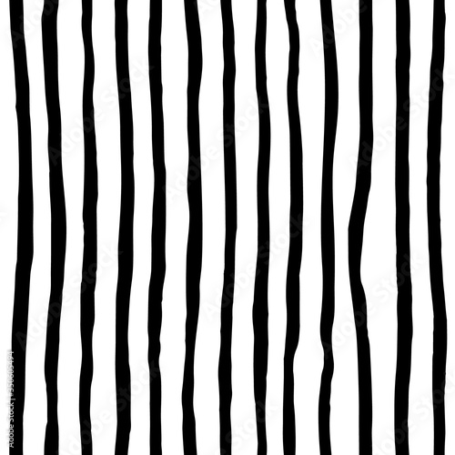 stripes seamless vector pattern. Doodle style