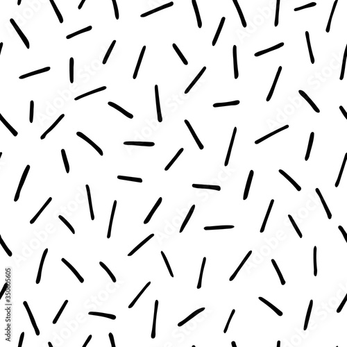 seamless pattern with hand drawn doodle strokes