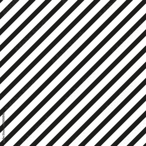 Striped seamless pattern. Black-white striped texture. Diagonal stripes