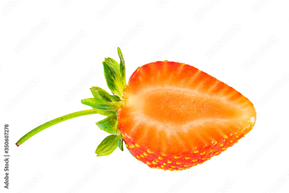 fresh strawberry isolated on white background fresh strawberry isolated on white background
