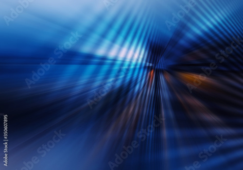 Foto abstract geometric background with crossing planes imitating tunnel