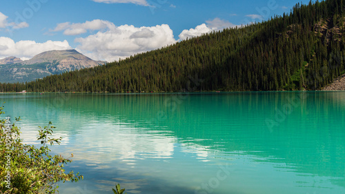 lake louise nature scenery inside Banff National Park, Alberta, Canada