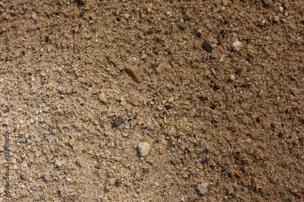 Closeup Brown water sand for background Closeup Brown water sand for background