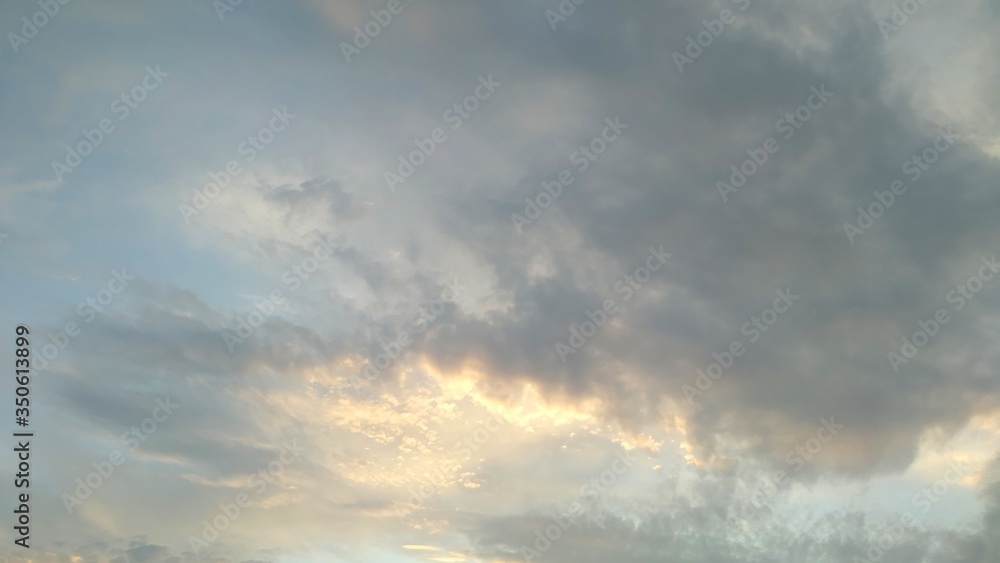 clouds at sunset