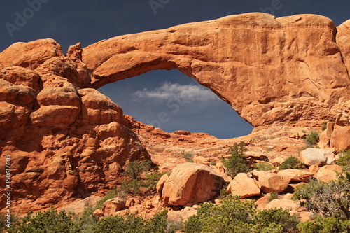 South Window viewed from Primitive Loop Trail in Arches National Park, Utah © Nikki