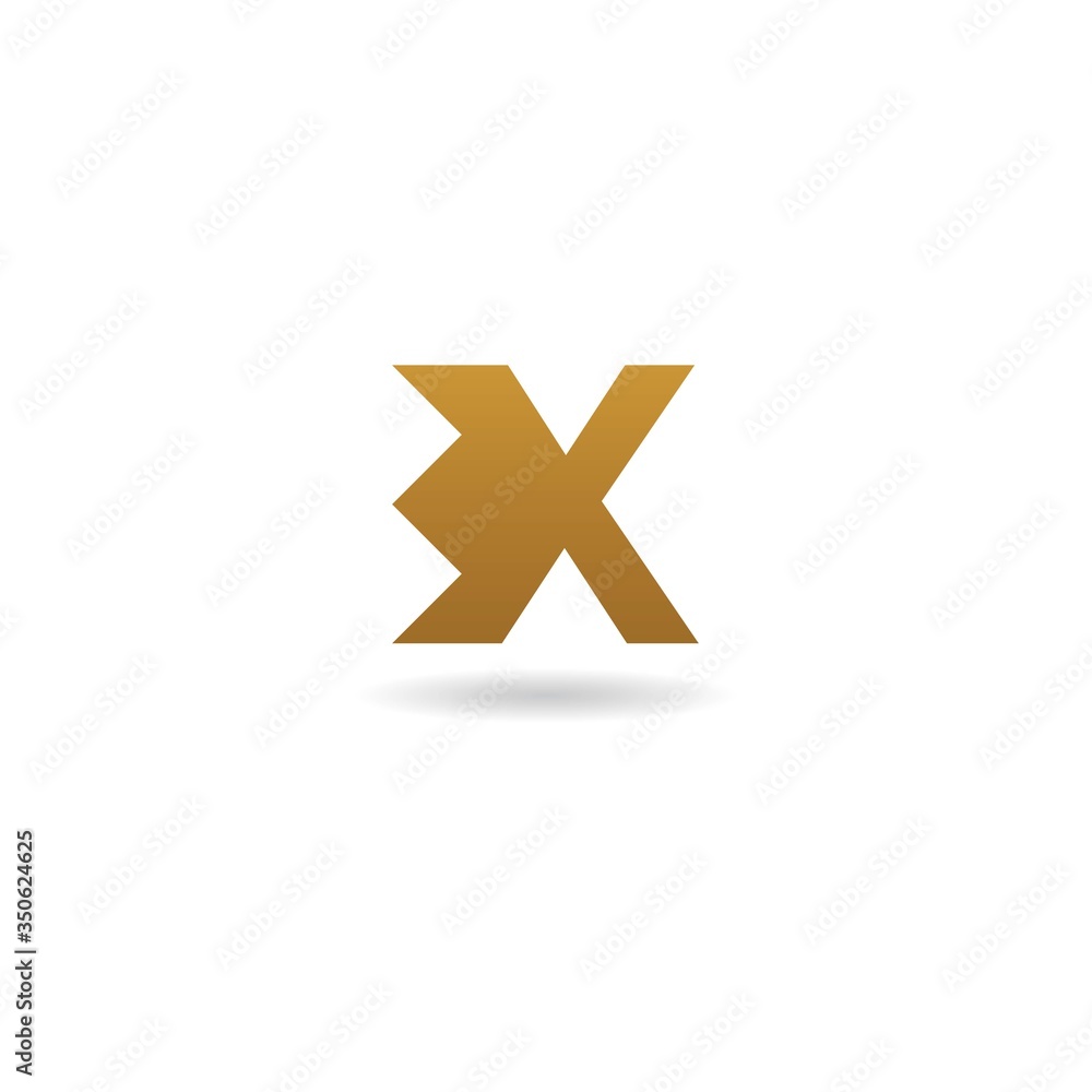 Obraz premium x letter logo design vector template