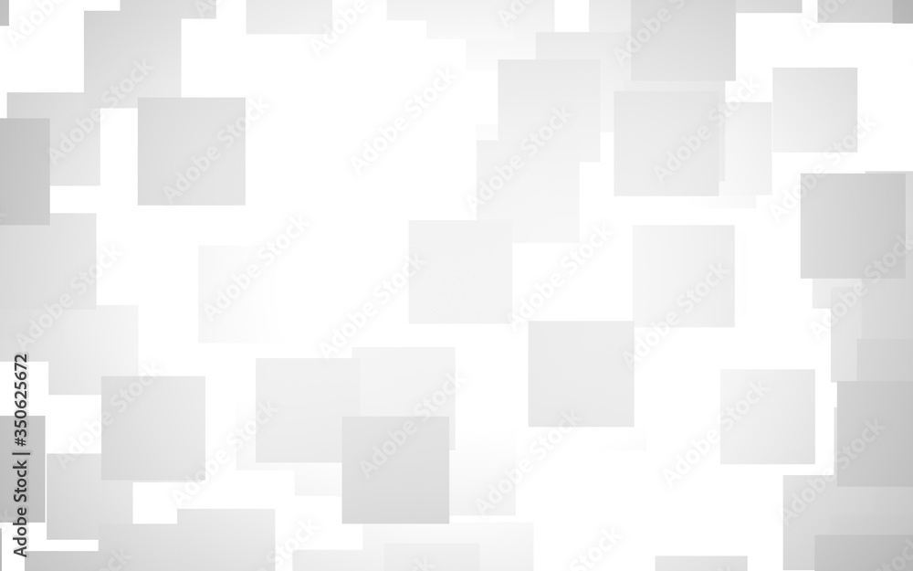 White abstract background. Misty backdrop with grey squares. 3D illustration White abstract background. Misty backdrop with grey squares. 3D illustration