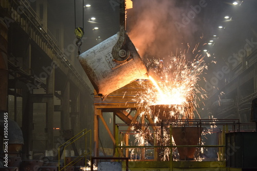 steelworker at work in a factory