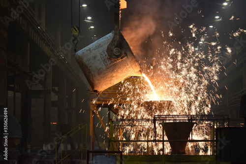 steelworker at work in a factory