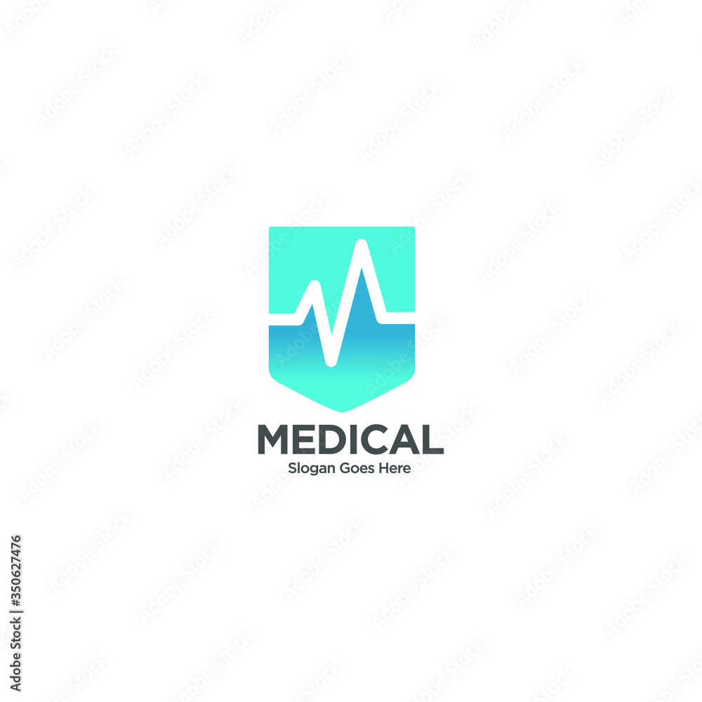 Medical shield protection logo isolate vector. Health Protection With Shield Logo Design Vector Template For Medical Or Insurance Company. Medical shield protection logo isolate vector. Health Protection With Shield Logo Design Vector Template For Medical Or Insurance Company.