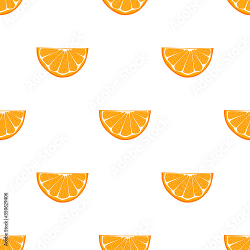 Illustration on theme big colored seamless orange