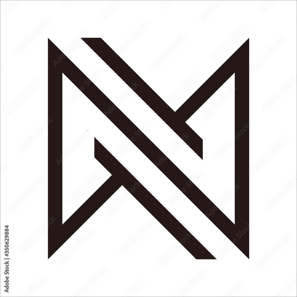 outline abstract Letter N logo design vector template illustrations outline abstract Letter N logo design vector template illustrations
