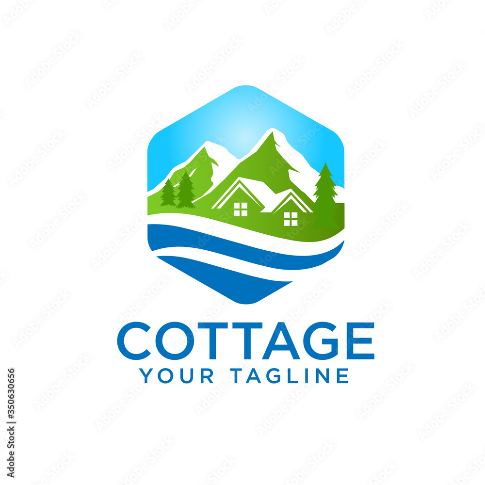 Cottage logo design