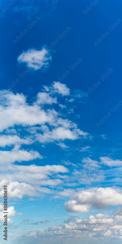 Fantastic clouds against blue sky, panorama Fantastic clouds against blue sky, panorama