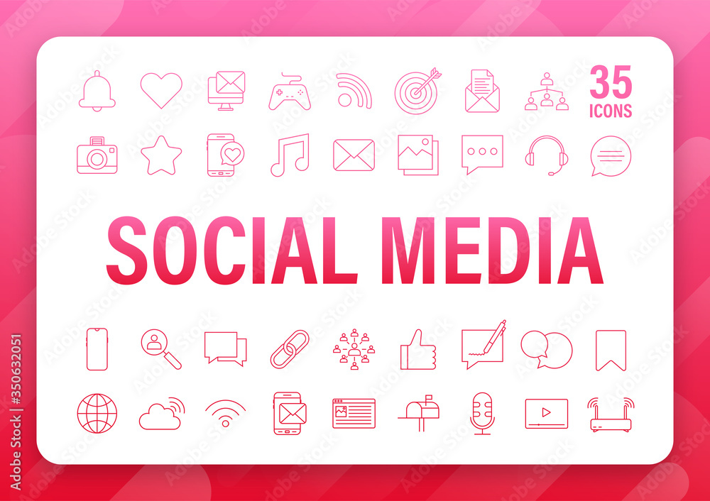 Set Social media icon. Telephone icon. Digital communication. Chat bubble. Vector stock illustration. Set Social media icon. Telephone icon. Digital communication. Chat bubble. Vector stock illustration.