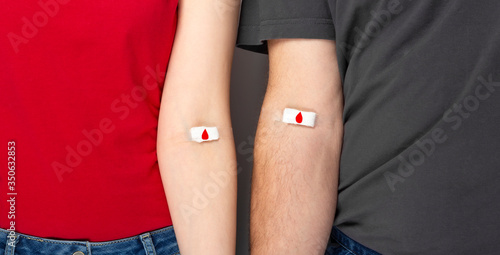 Obraz na plátne Blood donorship