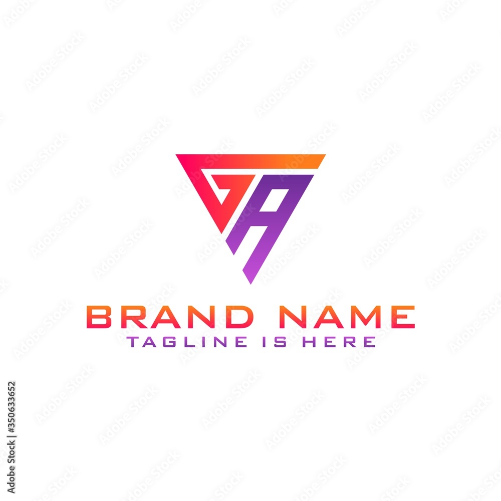 Letter G A logo icon design template elements Letter G A logo icon design template elements
