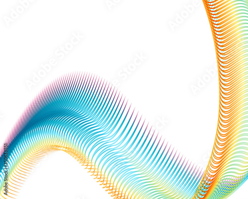 Abstract background blend wave line design for Wallpaper, Banner, Background, Card, Book Illustration, landing page