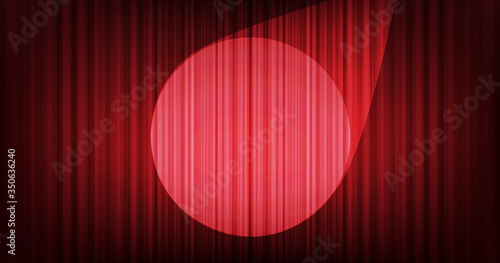 Vector Red curtain background with Stage light,Hight Quality and modern style.