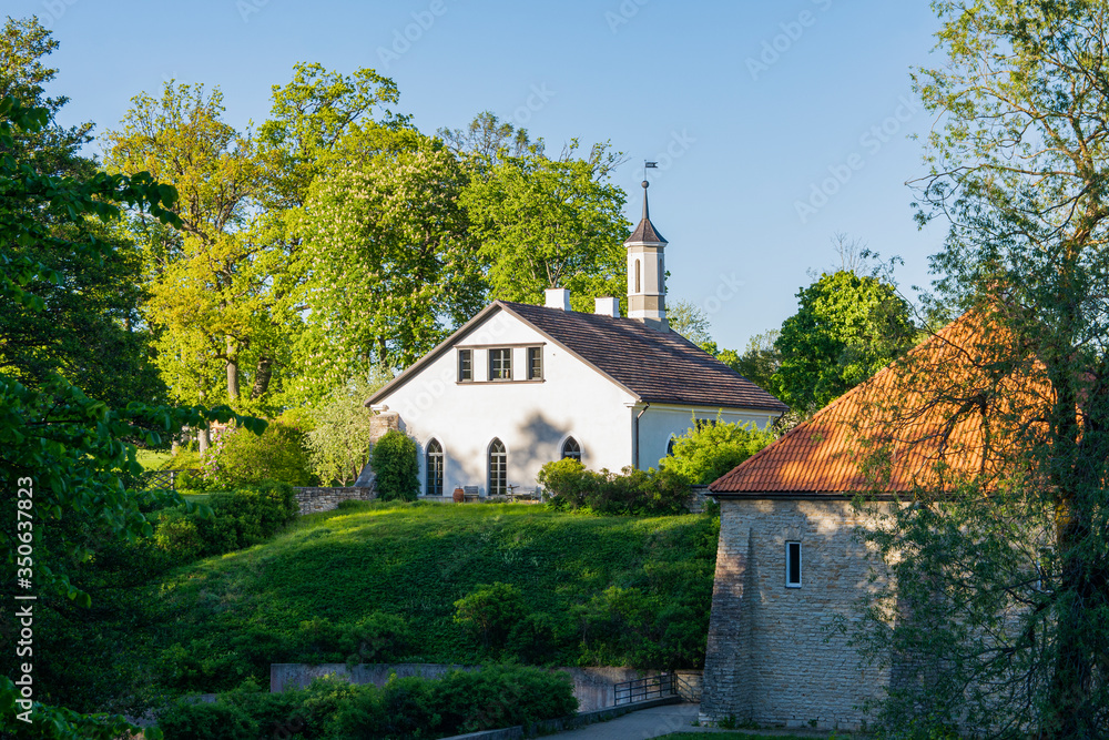 View of Keila-Joa Manor in summer, Estonia View of Keila-Joa Manor in summer, Estonia