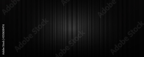 Vector black curtain with Light stage background,modern style.