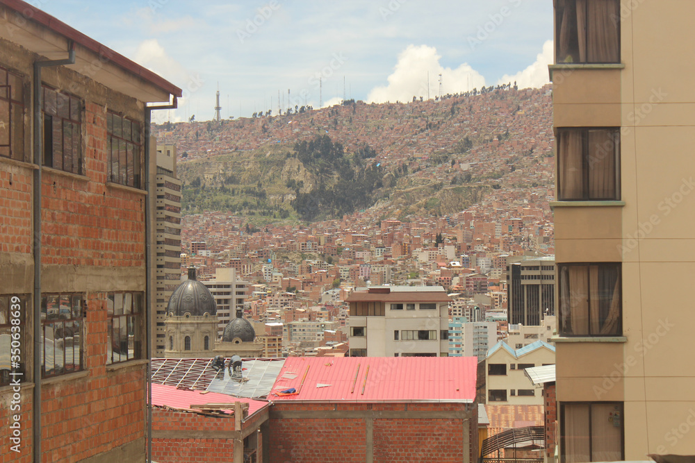 Streets of La Paz, Bolivia