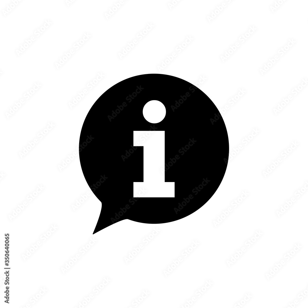 Information Sign Icon Design Vector Template Information Sign Icon Design Vector Template
