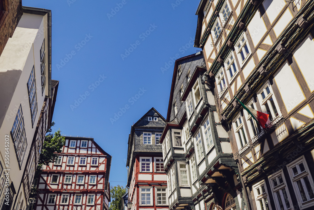 old houses in the old town in Germany