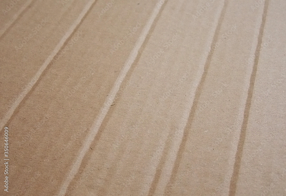Fototapeta premium Brown cardboard perspective texture background