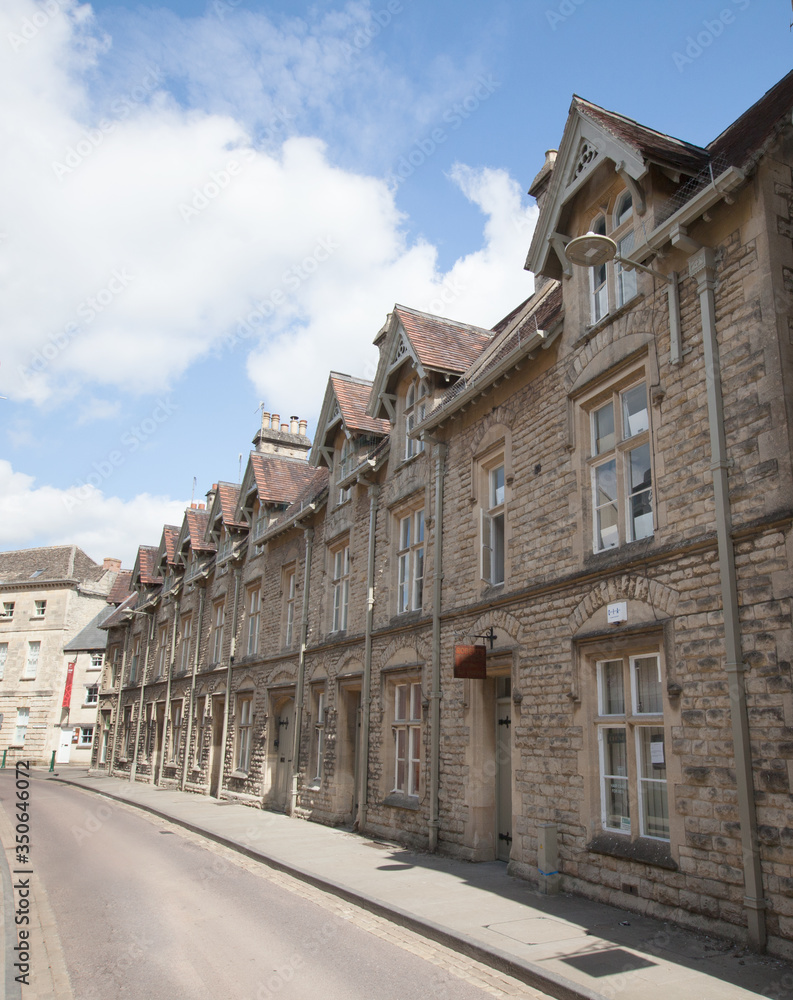 House in the town centre of Cirencester, Gloucestershire, UK