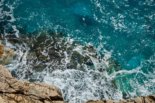 sea and rocks in the Montenegro