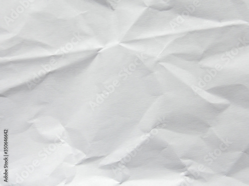 Wallpaper Mural White crumpled paper texture background Torontodigital.ca
