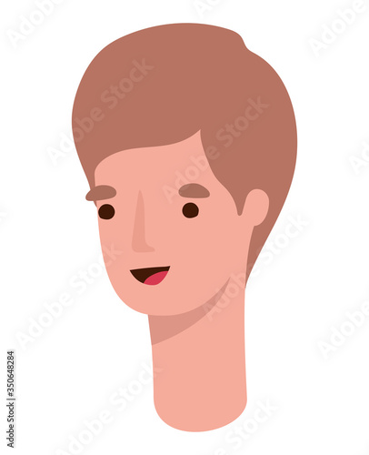 Isolated avatar man cartoon vector design