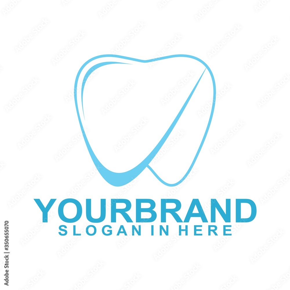 Dental logo creative design. Dentist logo with tick symbol. Dental clinic company logo design. Health dent logo design flat line style. Dental logo creative design. Dentist logo with tick symbol. Dental clinic company logo design. Health dent logo design flat line style.