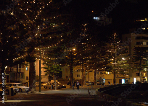 Wellington Oriental Parade at night