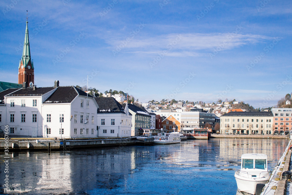 Fototapeta premium Arendal Norway at winter