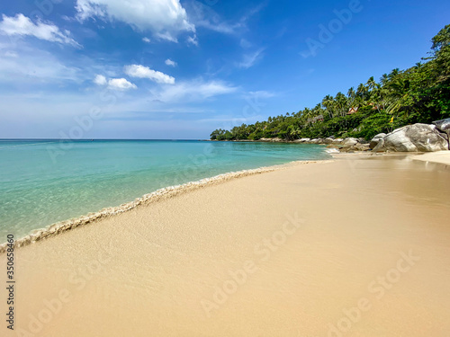 the wonderful beach of the luxury Surin Phuket  hotel  Phuket  Thailand