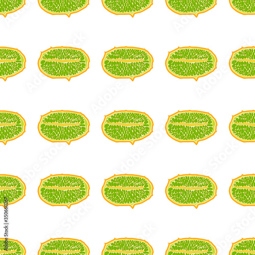 Illustration on theme big colored seamless kiwano
