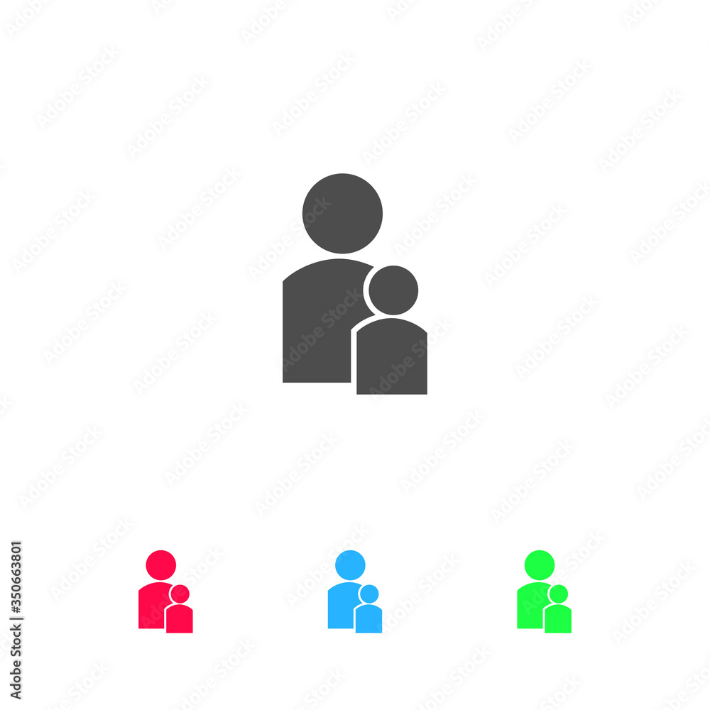 People icon flat People icon flat
