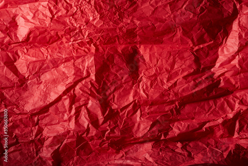 Wallpaper Mural Crumpled red paper texture Torontodigital.ca