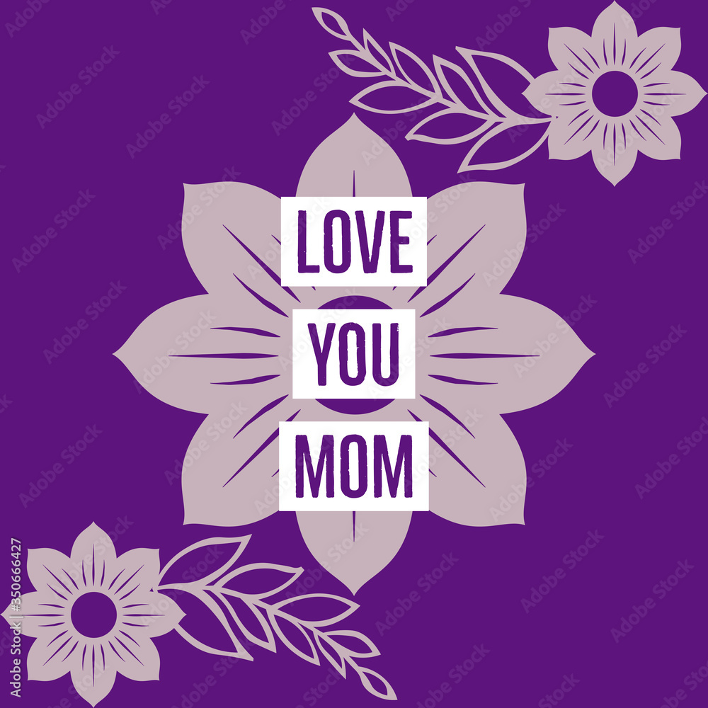 Fototapeta premium happy birthday card with flowers