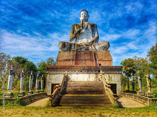 Fényképezés Battambang, Cambodia, January 02, 2020: Ek Phnom pagoda