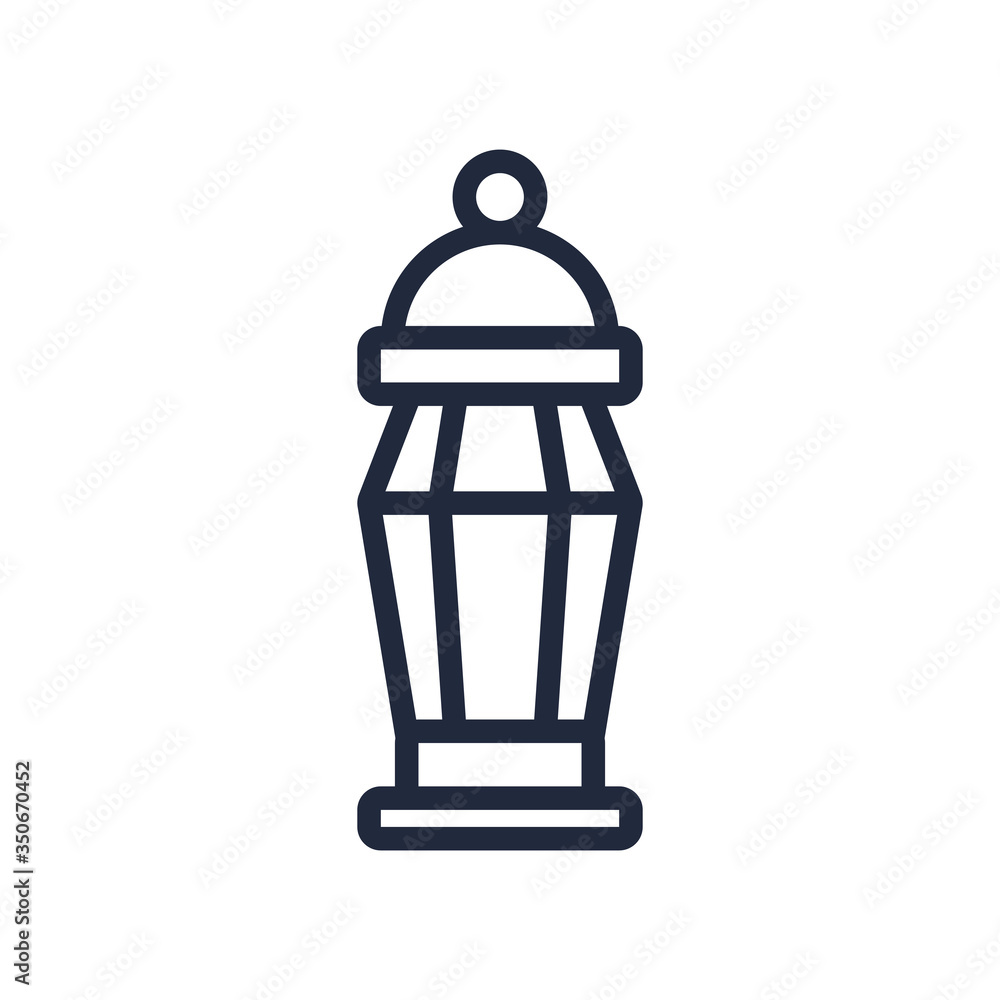 eid mubarak lantern line style icon eid mubarak lantern line style icon