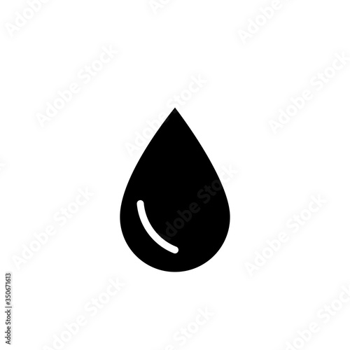 water drop icon vector design template