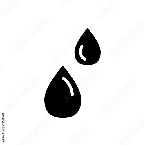 water drop icon vector design template